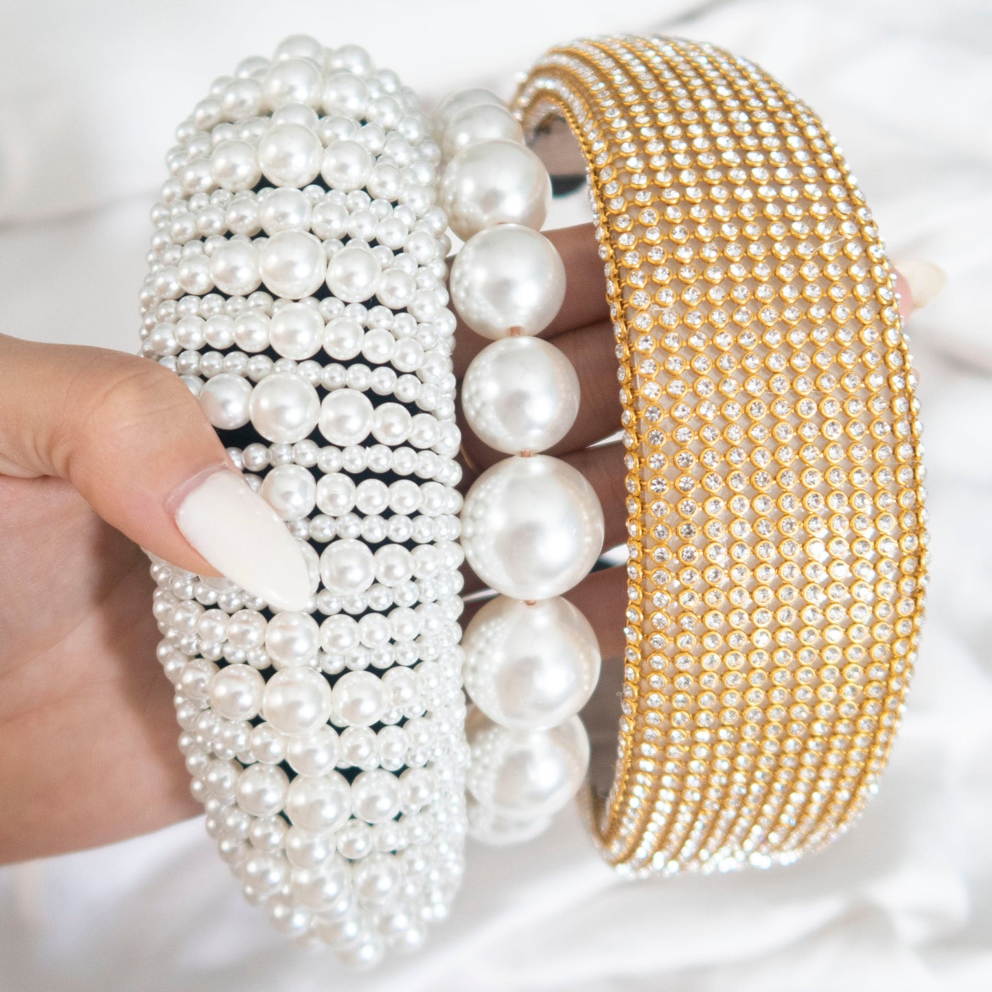 Champagne Pearl Headband